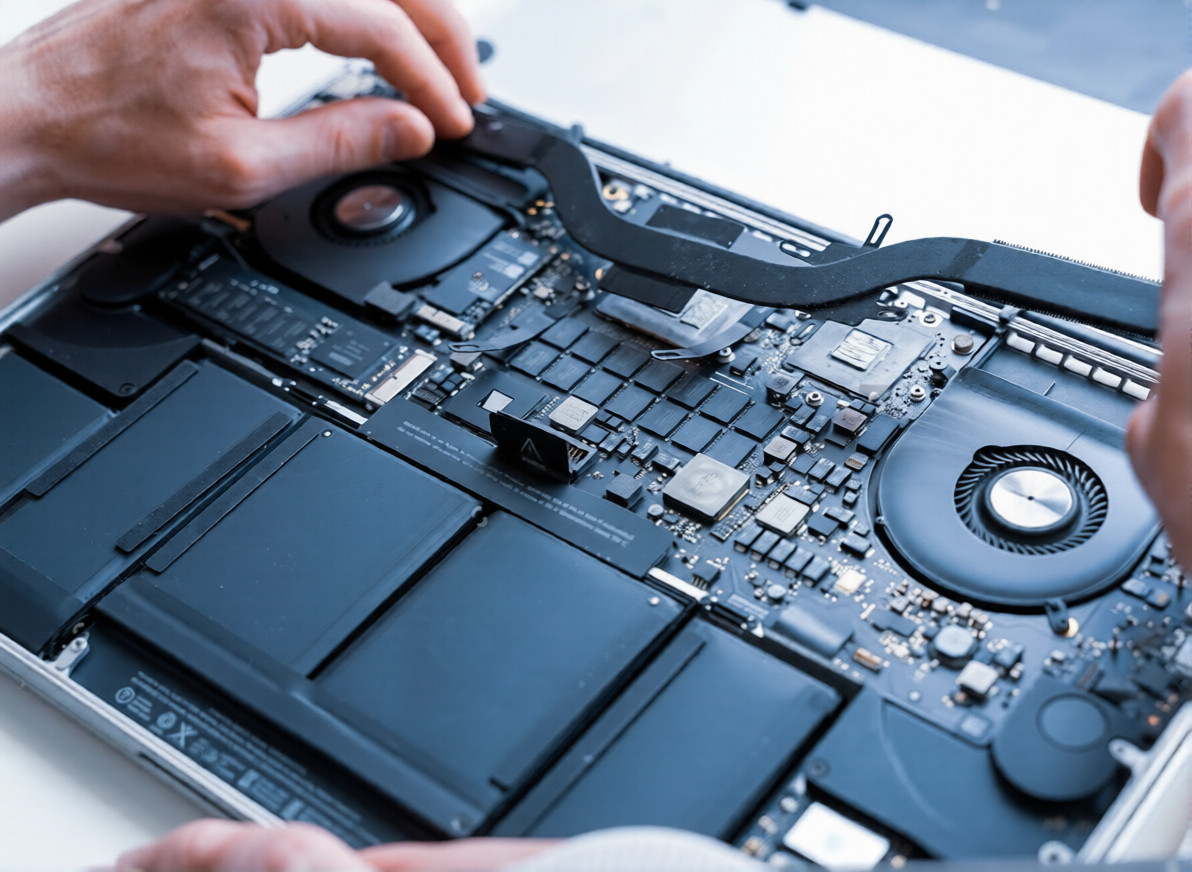 Réparation d'ordinateur portable par Direct Informatique